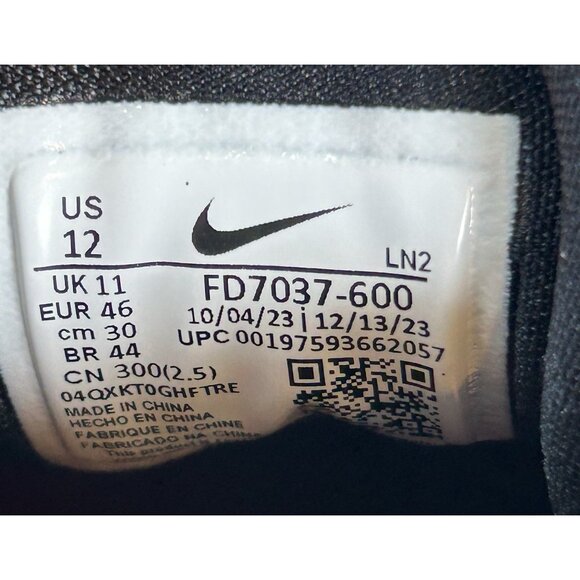 NEW Nike Alpha Menace 4 Pro Football Cleats Red White FD7037-600 Men’s Sz 12 - Picture 4 of 11